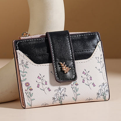 🔥🖤Hot Sale:50% OFF🔥Floral Print Short Wallet for Women