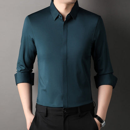 🎉2025 New Products Hot Sale✨Men's Wrinkle-Free Stretch Dress Shirt
