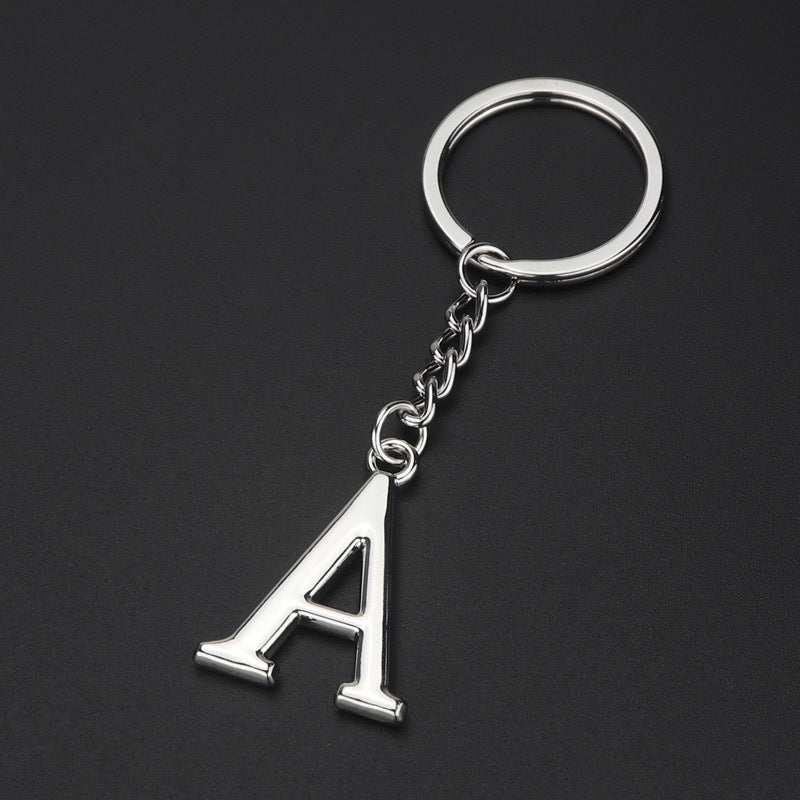 Creative Uppercase Alphabet Keychain