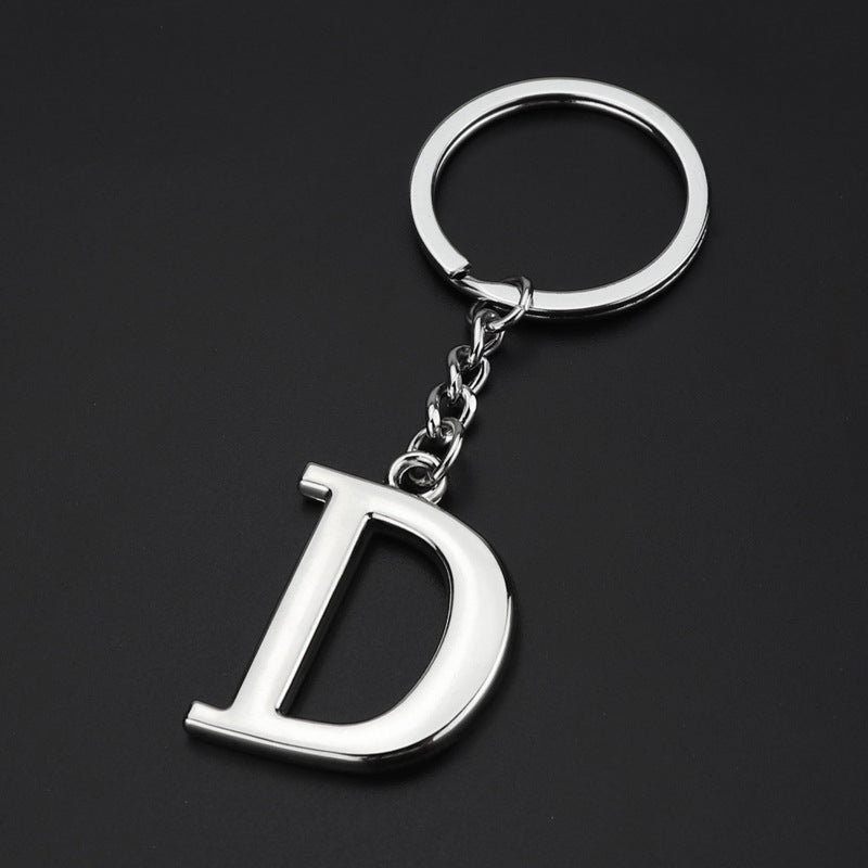 Creative Uppercase Alphabet Keychain