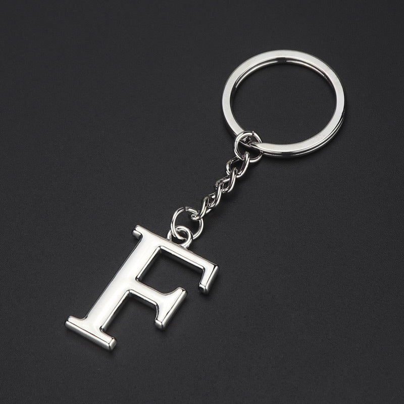 Creative Uppercase Alphabet Keychain