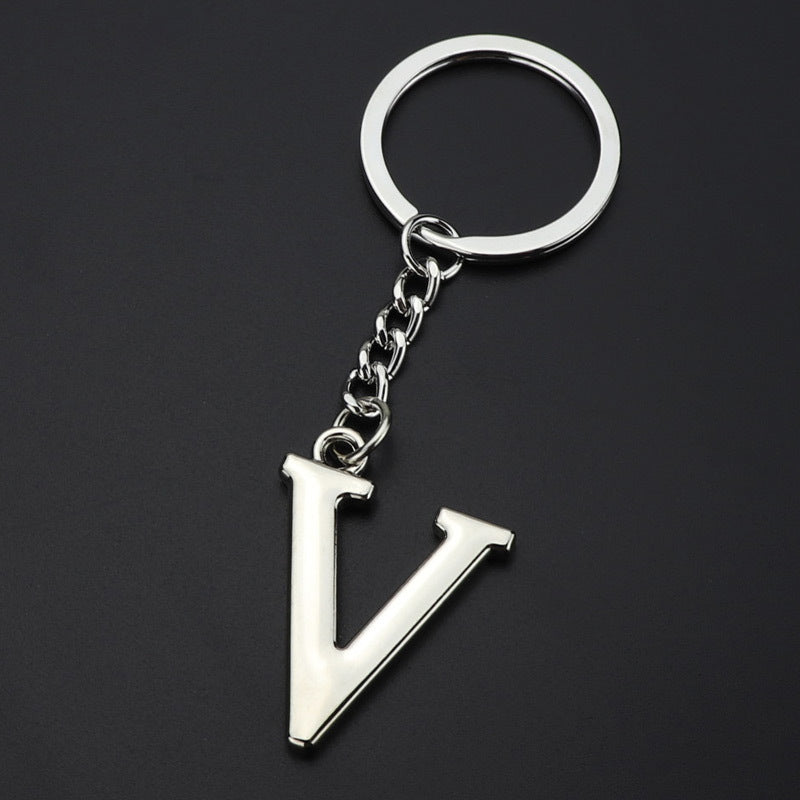 Creative Uppercase Alphabet Keychain