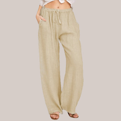 🔥Hot Sale🔥Women's Cotton Linen Casual Wide-Leg Pants