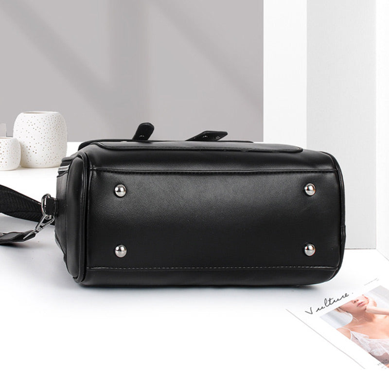 👜Light luxury soft leather multi-layered small square handbag