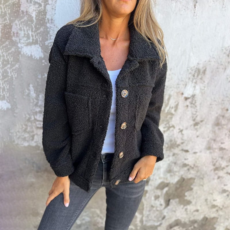 🍂Today's Lowest Price🍂Women's Warm Lapel Cropped Jacket