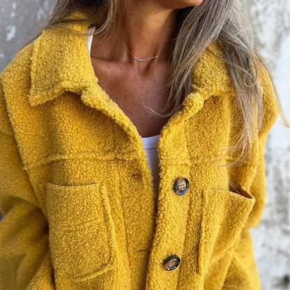 🍂Today's Lowest Price🍂Women's Warm Lapel Cropped Jacket