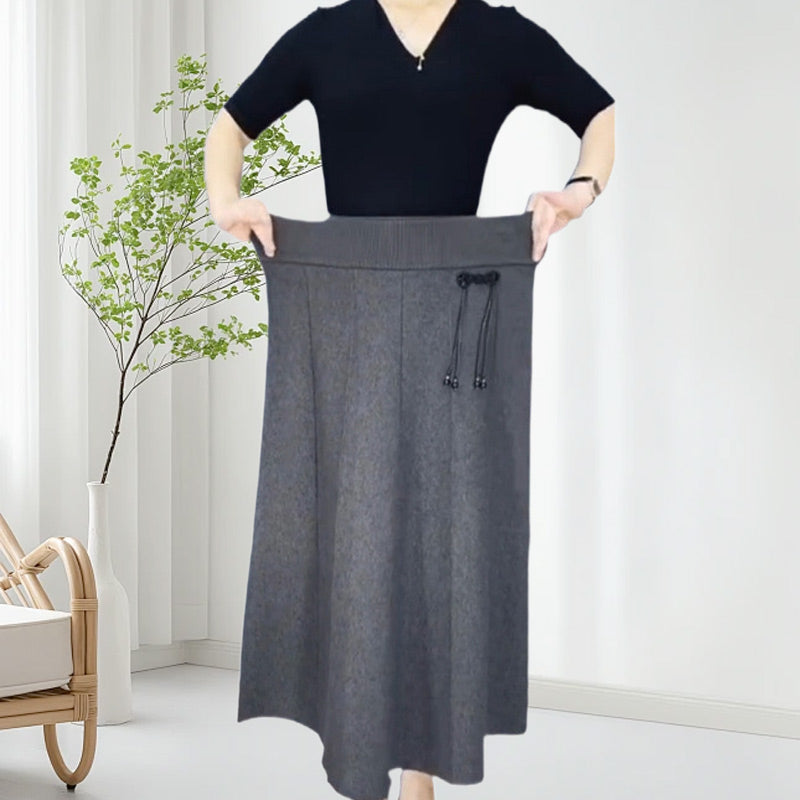 🔥Hot Sale🎁Women’s Elastic High Waisted Thick Long Skirt