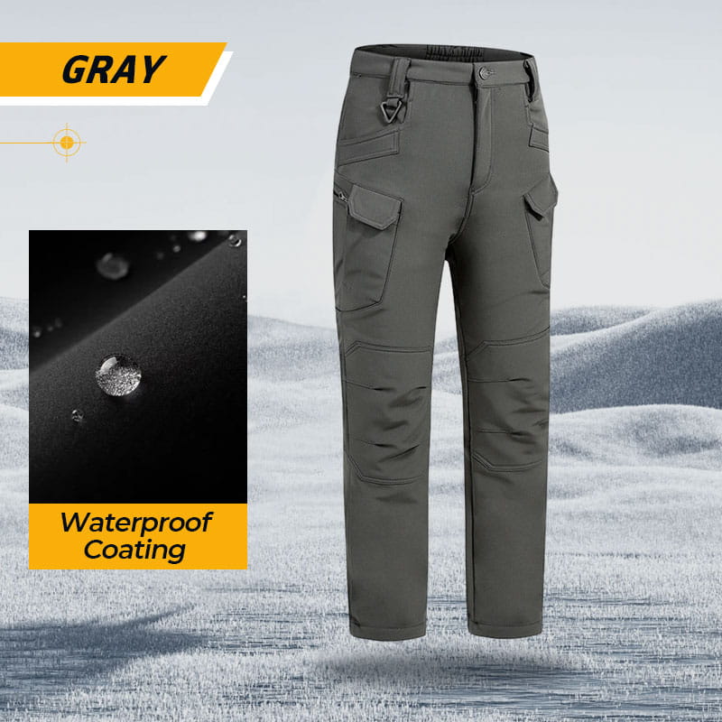 Men's Outdoor Hiking Waterproof Warm Pants