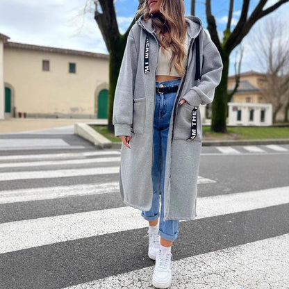 🔥2025 New Arrival Pre-Sale✨ Women's Hooded Long Sweatshirt🍂