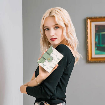 🔥🖤Hot Sale:50% OFF🔥Floral Print Short Wallet for Women