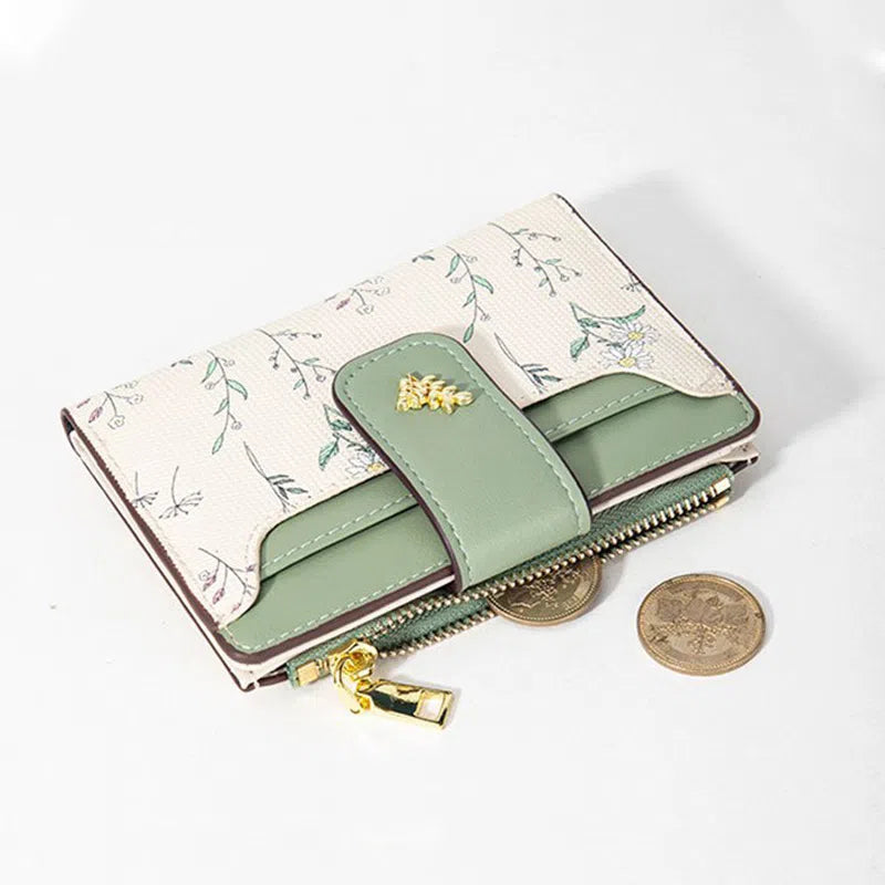 🔥🖤Hot Sale:50% OFF🔥Floral Print Short Wallet for Women