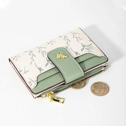 🔥🖤Hot Sale:50% OFF🔥Floral Print Short Wallet for Women