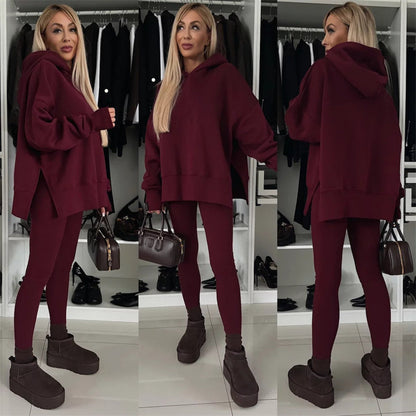 Autumn/Winter Special 49% off💓 Women's Oversized Hoodie and Leggings Set