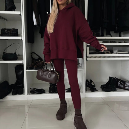 Autumn/Winter Special 49% off💓 Women's Oversized Hoodie and Leggings Set