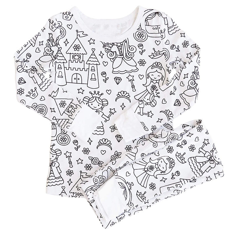 DIY Cartoon Colorable Pajamas for Kids