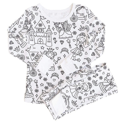 DIY Cartoon Colorable Pajamas for Kids