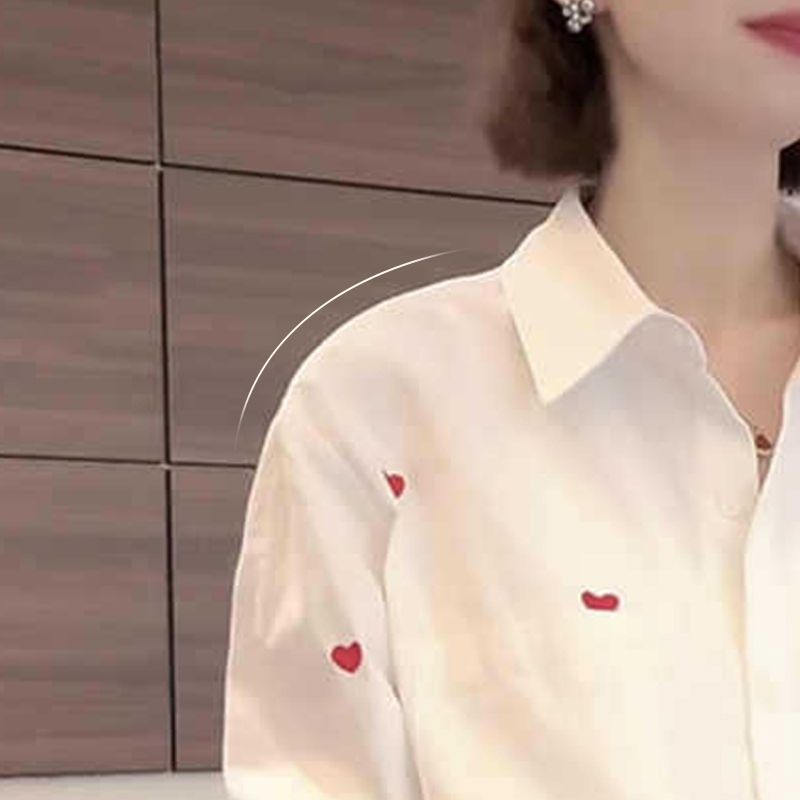 Women’s Nice Chic Lapel White Shirt