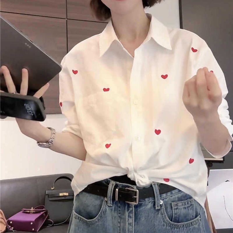 Women’s Nice Chic Lapel White Shirt