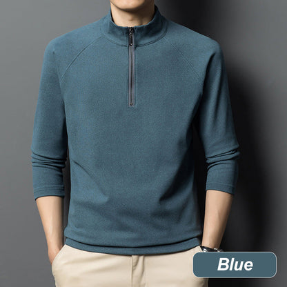 🔥Hot Sale 64%🔥Men's Warm Long Sleeve Quarter Zip Sweatshirt