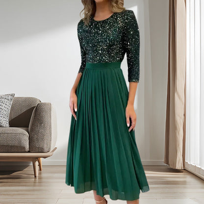 🔥Big Sale 49% OFF🔥Women's Sequin Midi Tulle Dress