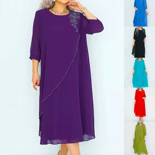 New Arrival🌸Women's Elegant Layered Chiffon Dress