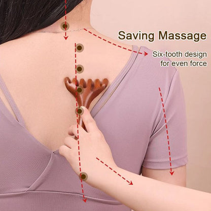 ✨Buy 1 get 1 free！！🔥Six-claw Meridian Massage Comb🪮
