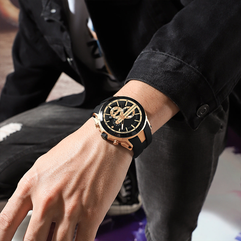 FREE SHIPPING🔥Sport Style Luminous Silicone Strap Waterproof Watch