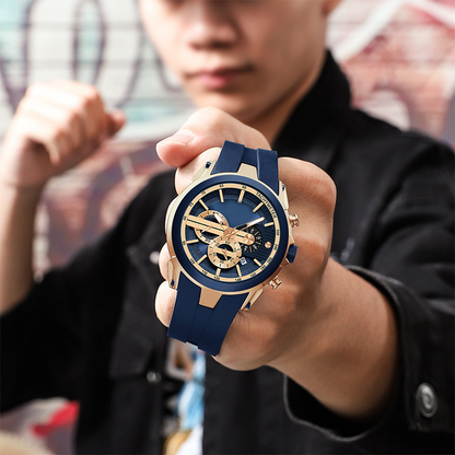 FREE SHIPPING🔥Sport Style Luminous Silicone Strap Waterproof Watch