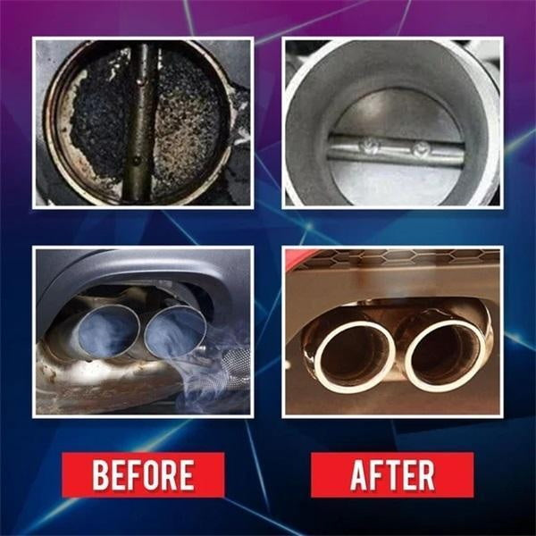 🎉Instant Car Exhaust Handy Cleaner, Fast Degrease & Soot Lift Spray (Buy 1 Get 1 Free, Limited Time) 🚀