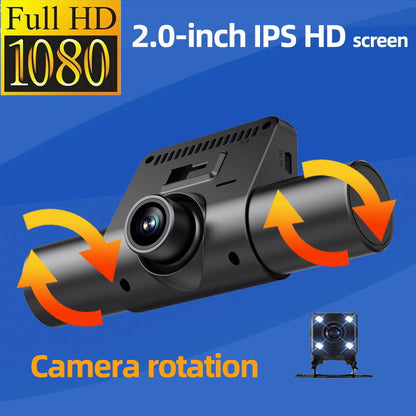 1080P 4-Channel Dash Cam with Night Vision