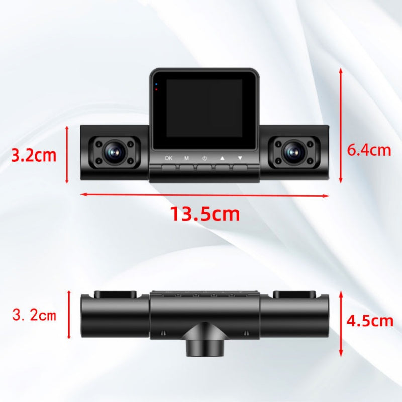 1080P 4-Channel Dash Cam with Night Vision