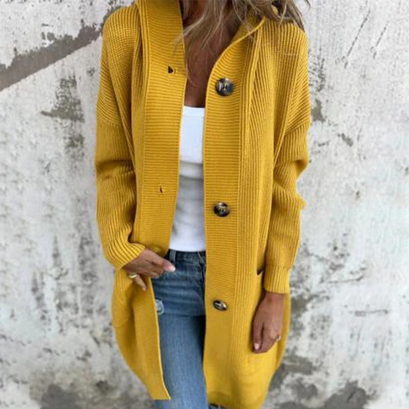 🍂Autumn Special Offer 57% OFF💓Women's Button-Down Hooded Cardigan