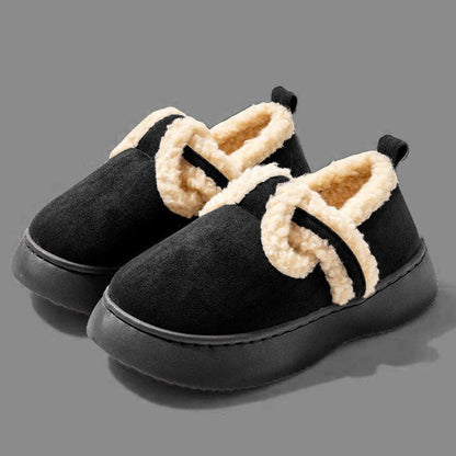 Women's Warm Closed-back Slippers