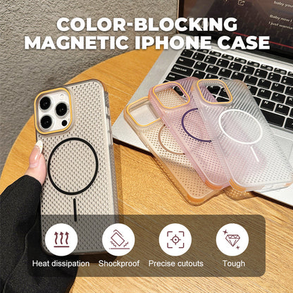 Color-Blocking Magnetic iPhone Case