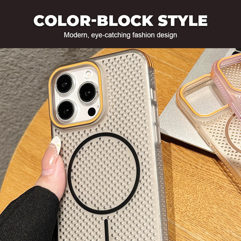 Color-Blocking Magnetic iPhone Case
