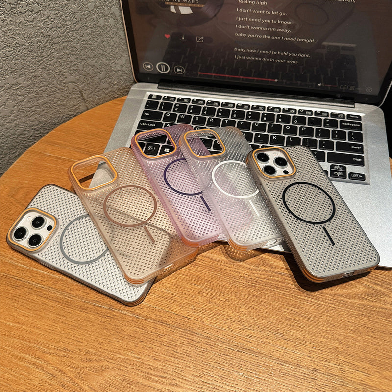 Color-Blocking Magnetic iPhone Case