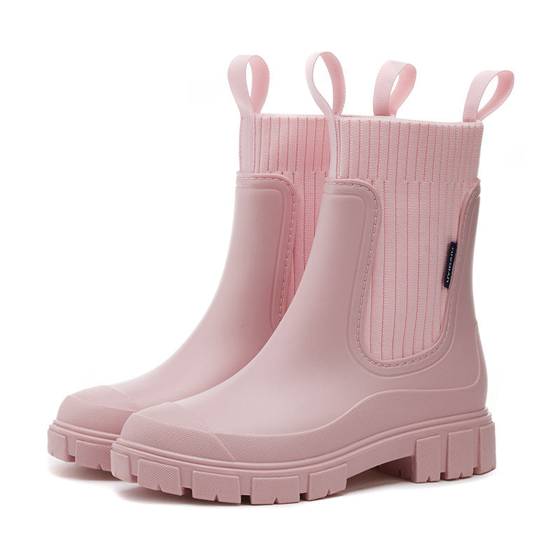 Waterproof Non-Slip Thick Sole Mid-Calf Boots
