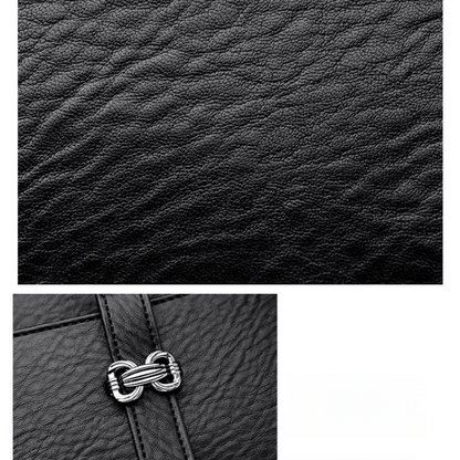 Women's Soft PU Leather Crossbody Bag with Adjustable Strap