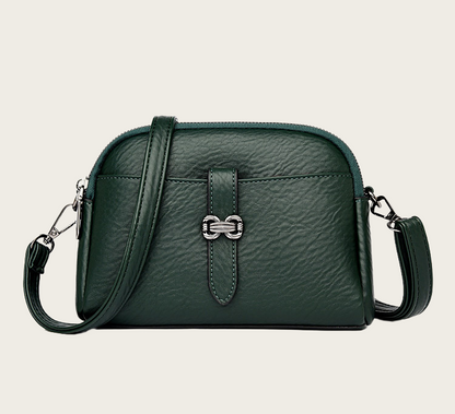 Women's Soft PU Leather Crossbody Bag with Adjustable Strap