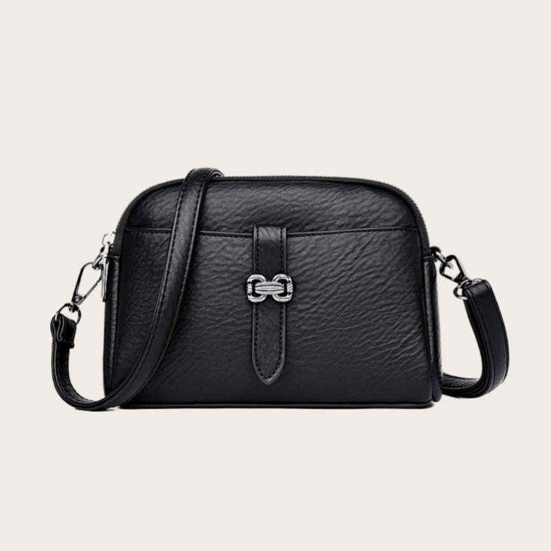 Women's Soft PU Leather Crossbody Bag with Adjustable Strap