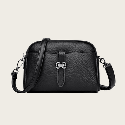 Women's Soft PU Leather Crossbody Bag with Adjustable Strap