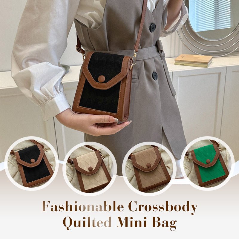 Women's Fashionable Crossbody Quilted Mini Bag