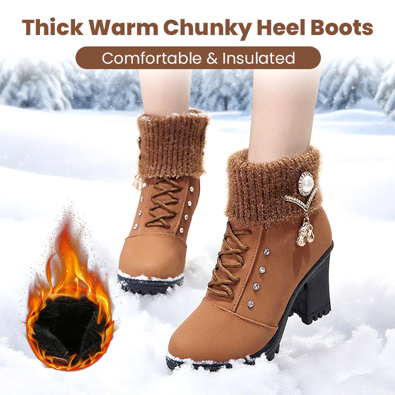 Women's Thick Warm Chunky Heel Boots🔥HOT SALE-59% OFF