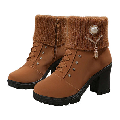 Women's Thick Warm Chunky Heel Boots🔥HOT SALE-59% OFF