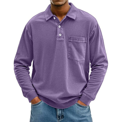 ⌛Limited-Time Offer-Men's Casual Long Sleeve Shirt With Pocket