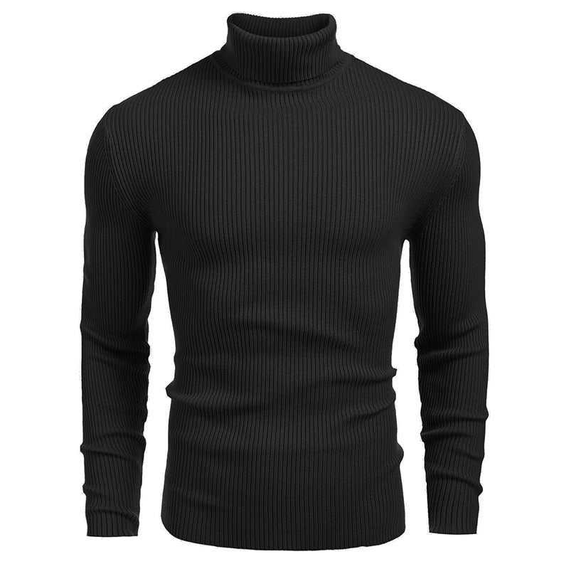 ❄️ Cold-Weather Comfort | Men's Soft Knit Turtleneck Sweater