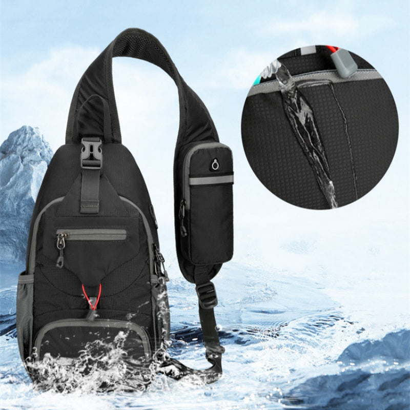 ⏰🔥LIMITED TIME 50% OFF!🔥50K+ SOLD!🎒Men's Outdoor Sling Crossbody Bag – Multi-Pocket, Water-Resistant, Breathable Back 🌦️