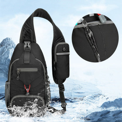⏰🔥LIMITED TIME 50% OFF!🔥50K+ SOLD!🎒Men's Outdoor Sling Crossbody Bag – Multi-Pocket, Water-Resistant, Breathable Back 🌦️