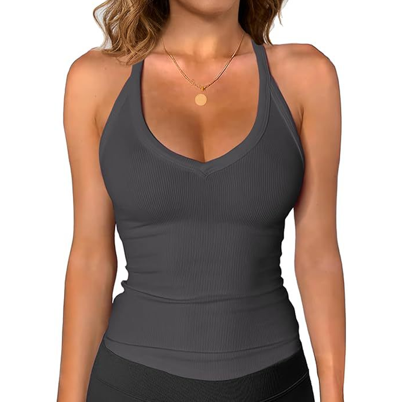 💖Last Day Special Price $17.99!! & 50% OFF💥Women's Ribbed V-Neck Tank Top👚