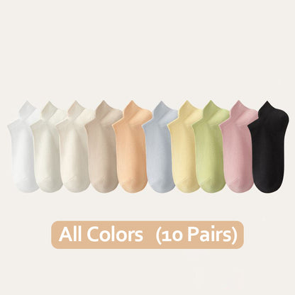 Women's High Elasticity Foot Protection Boat Socks